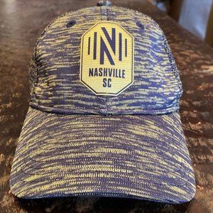 Nashville SC New Era Baseball Cap - Navy/Gold, Adjustable
